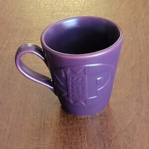 Vintage Fioriware Art pottery Purple Ceramic Coffee mug tea cup
